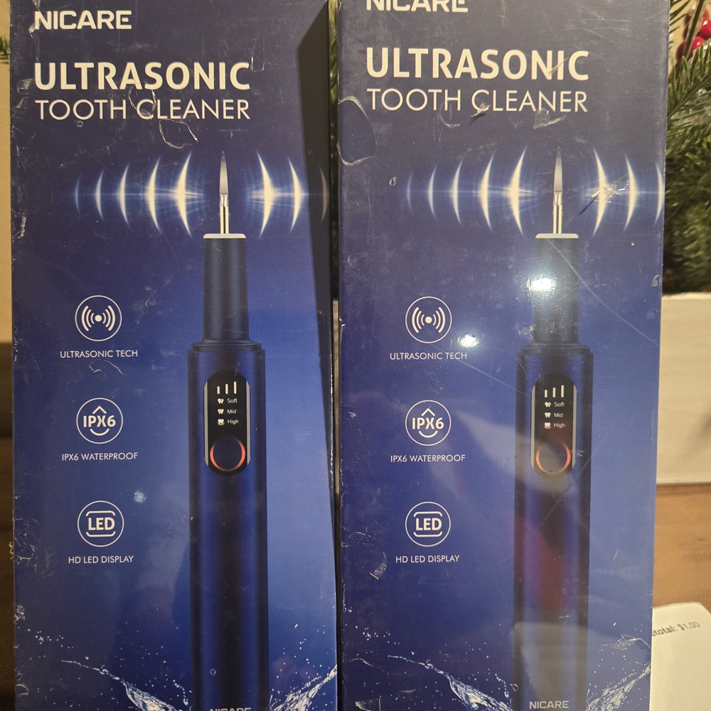 Nicare Ultrasonic Tooth Cleaner - Black